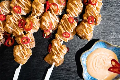 Chicken Karaage Skewers Chicken Karaage Skewers
