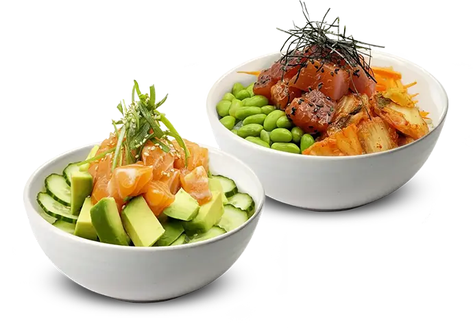 Marinated tuna or salmon Poké