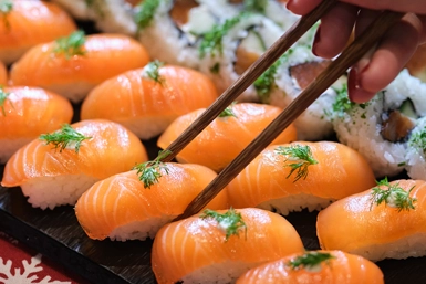 Christmas Nigiri Sushi